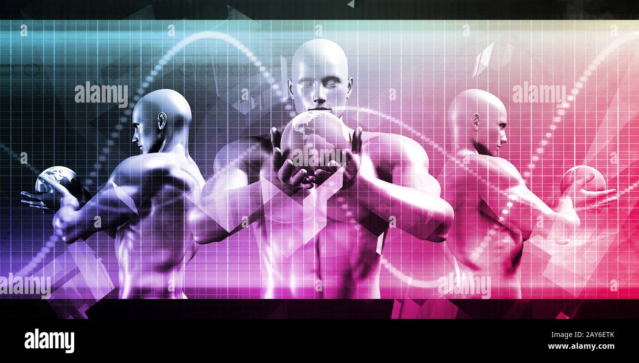 Global Network Stock Photo