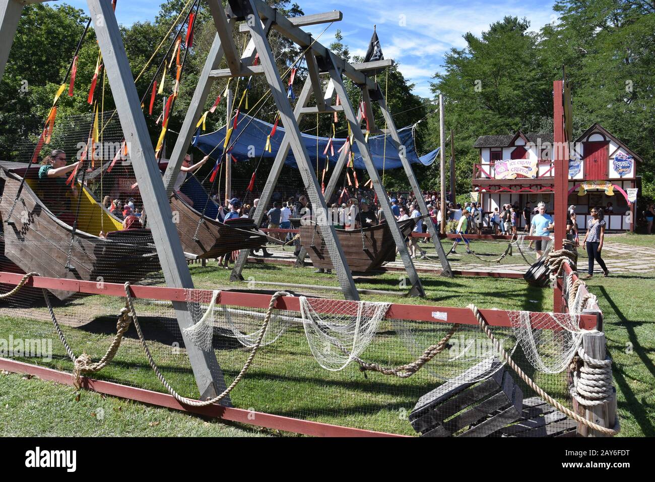 The 2016 Renaissance Faire in Tuxedo Park, New York State Stock Photo