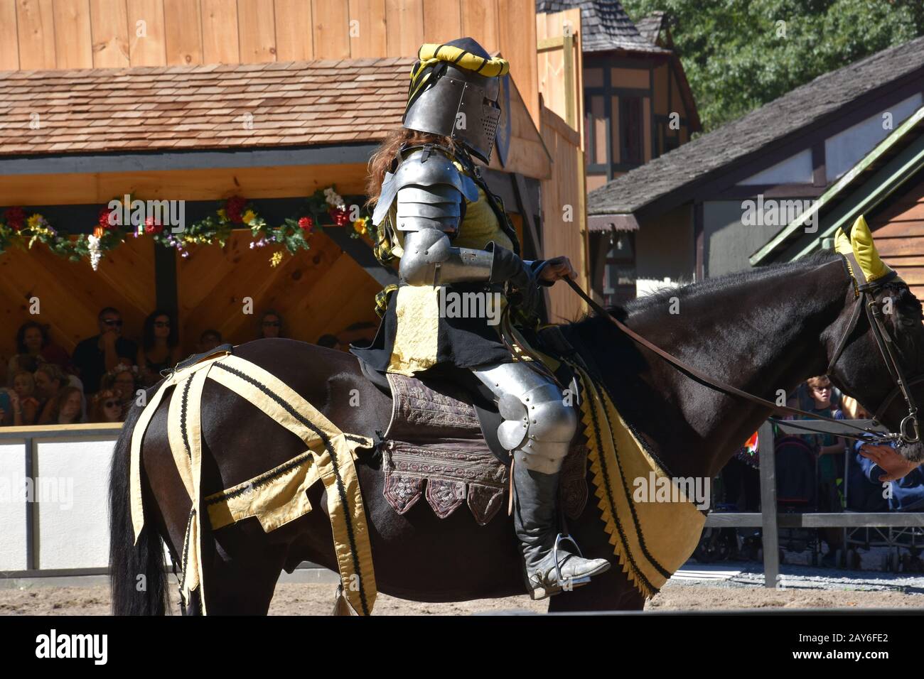 The Joust show at the 2016 Renaissance Faire in Tuxedo Park, New York