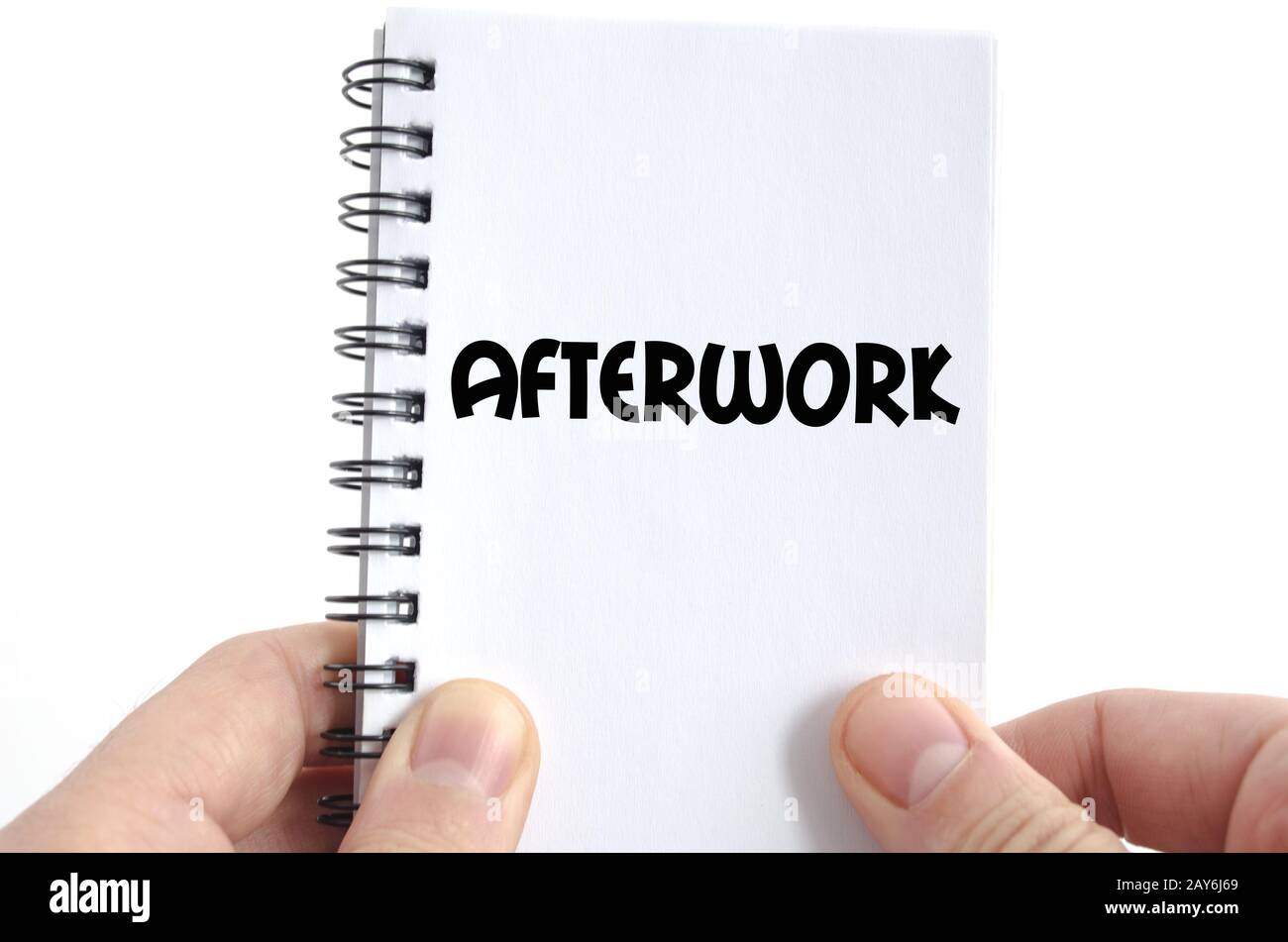 Afterwork text concept Stock Photo - Alamy