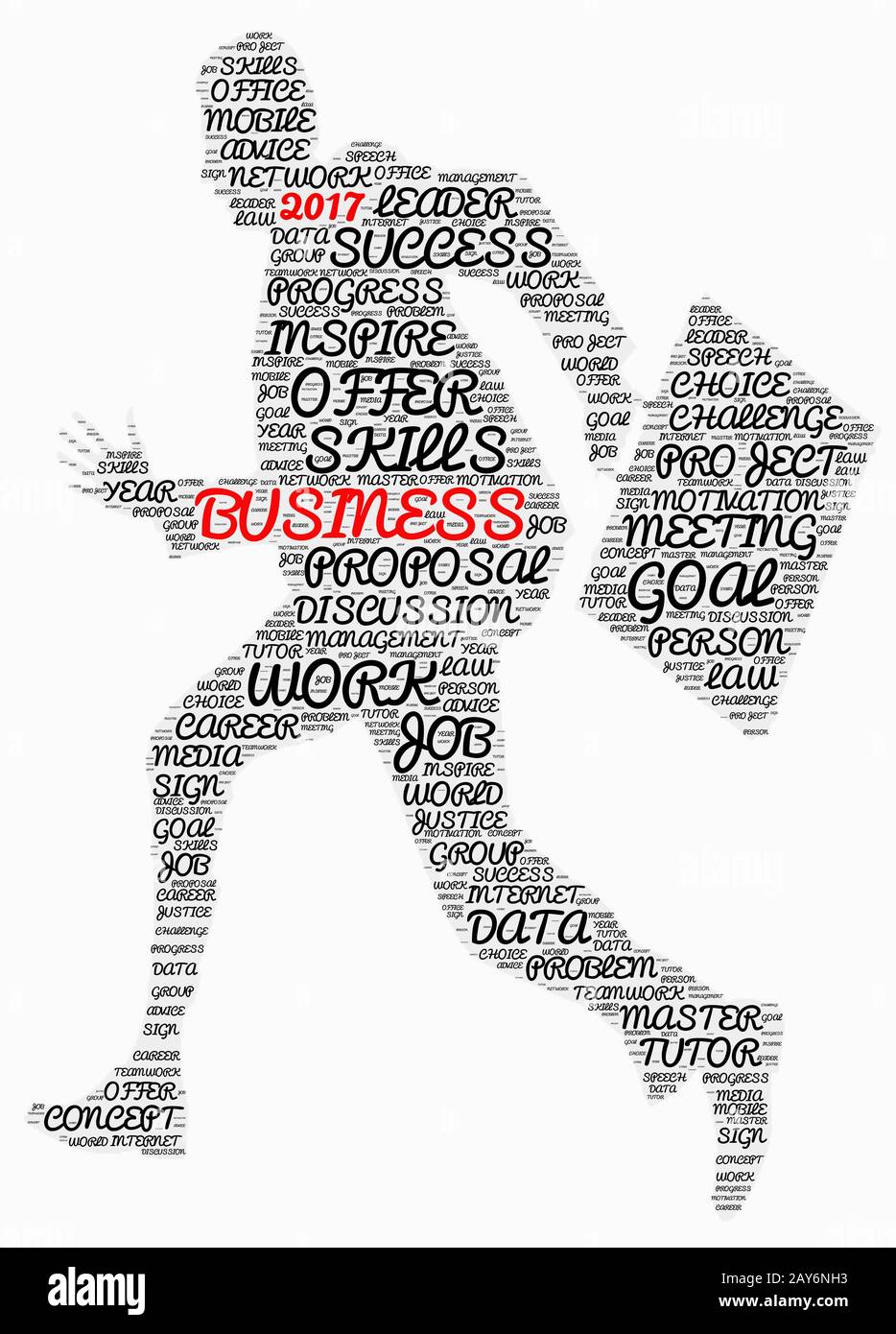 Business 2017 word cloud concept hi-res stock photography and images ...