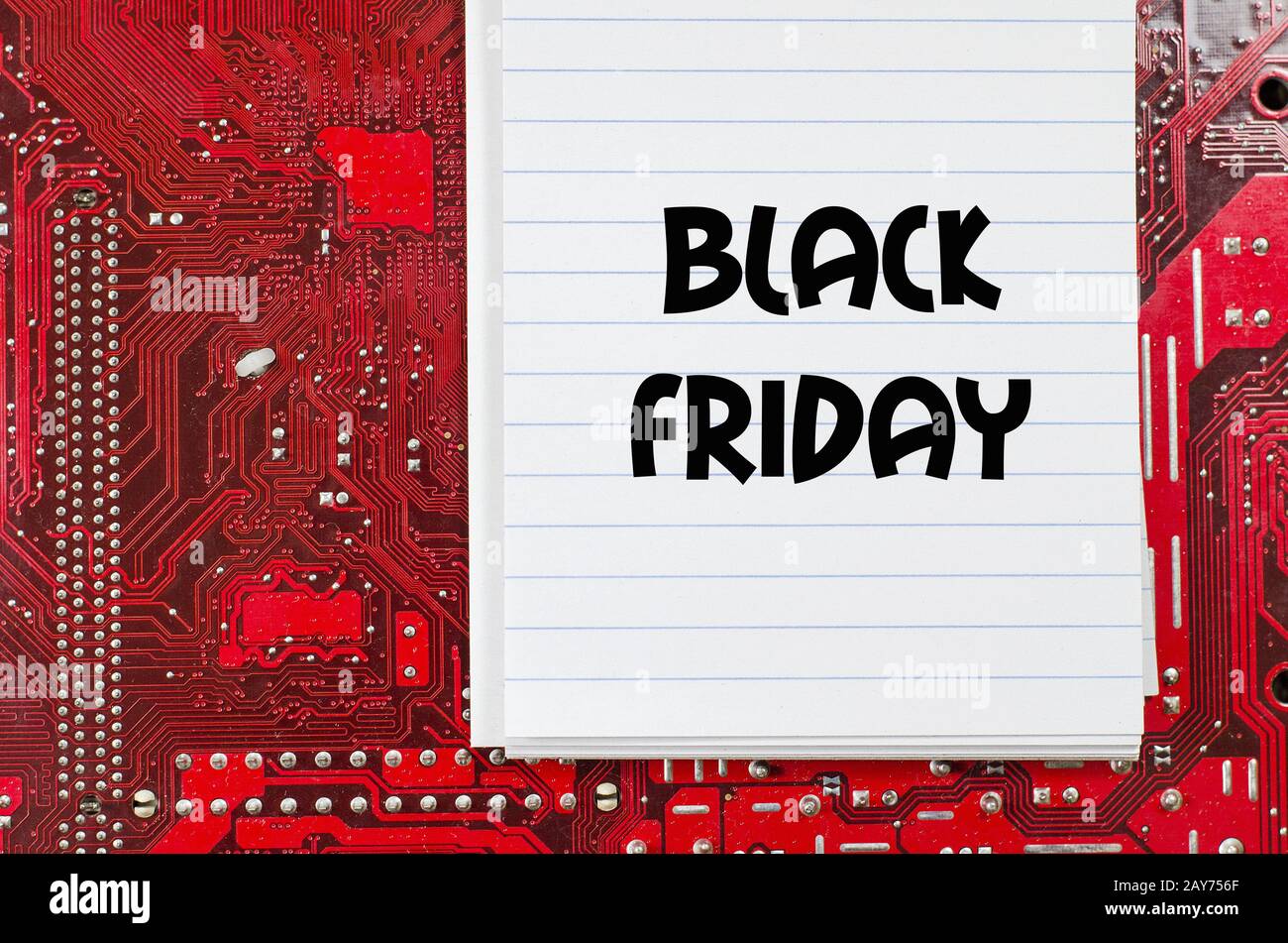 Black friday text concept Stock Photo