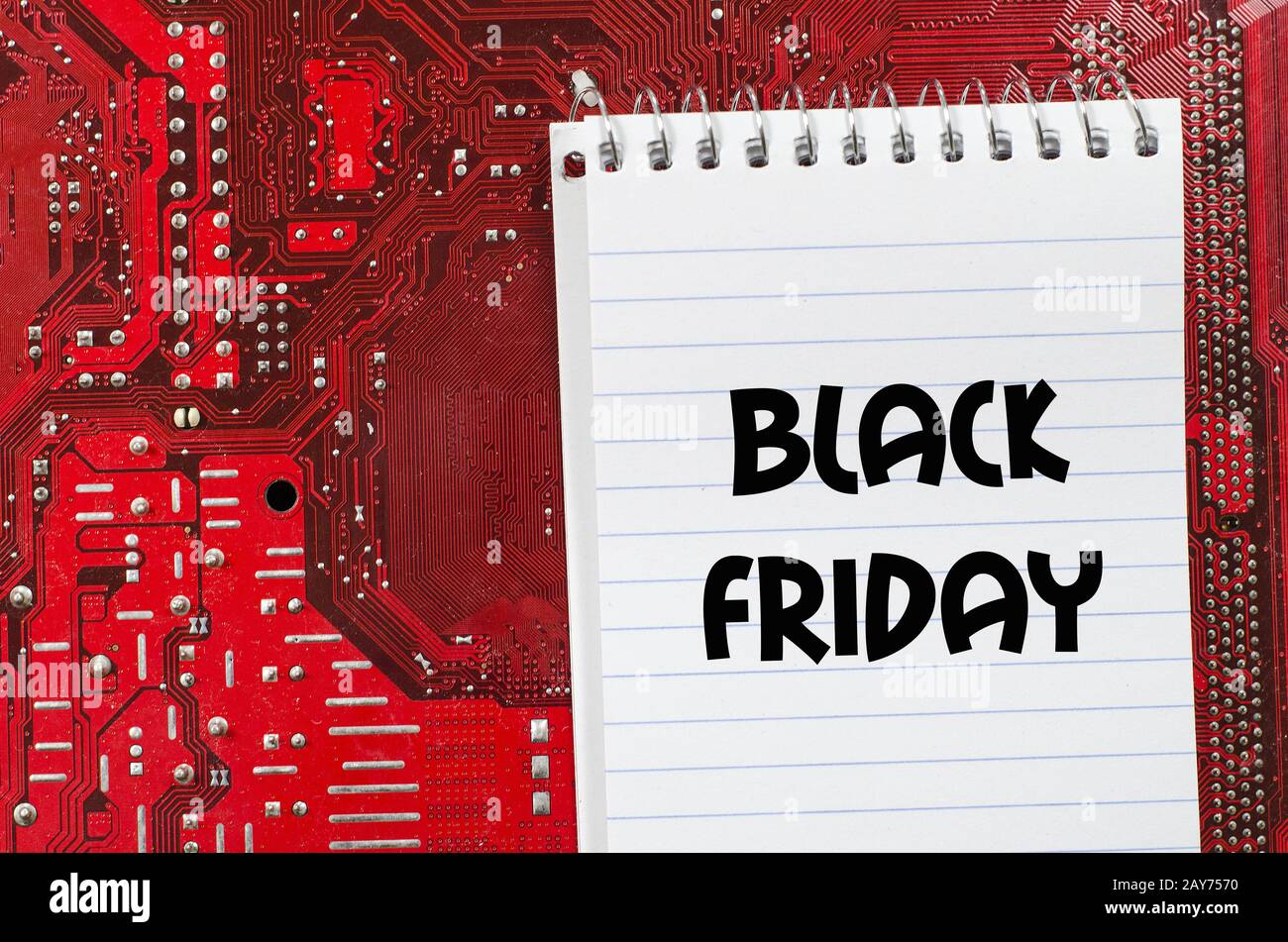 Black friday text concept Stock Photo