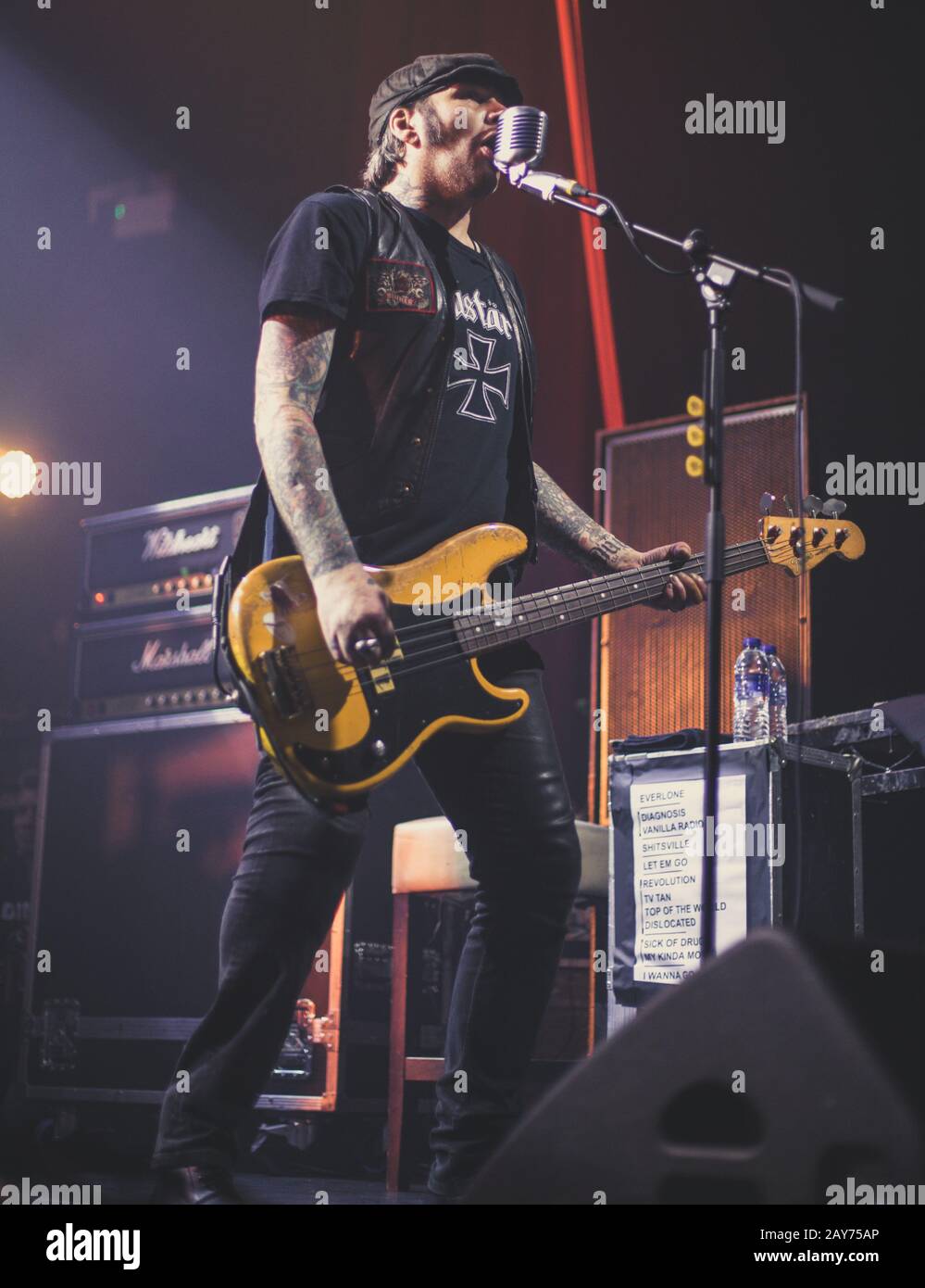 Danny Mccormack Bassist From The Wildhearts Live At O2 Riz Manchester Uk 31st January 2020 Stock Photo Alamy