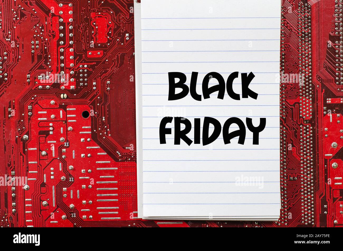 Black friday text concept Stock Photo