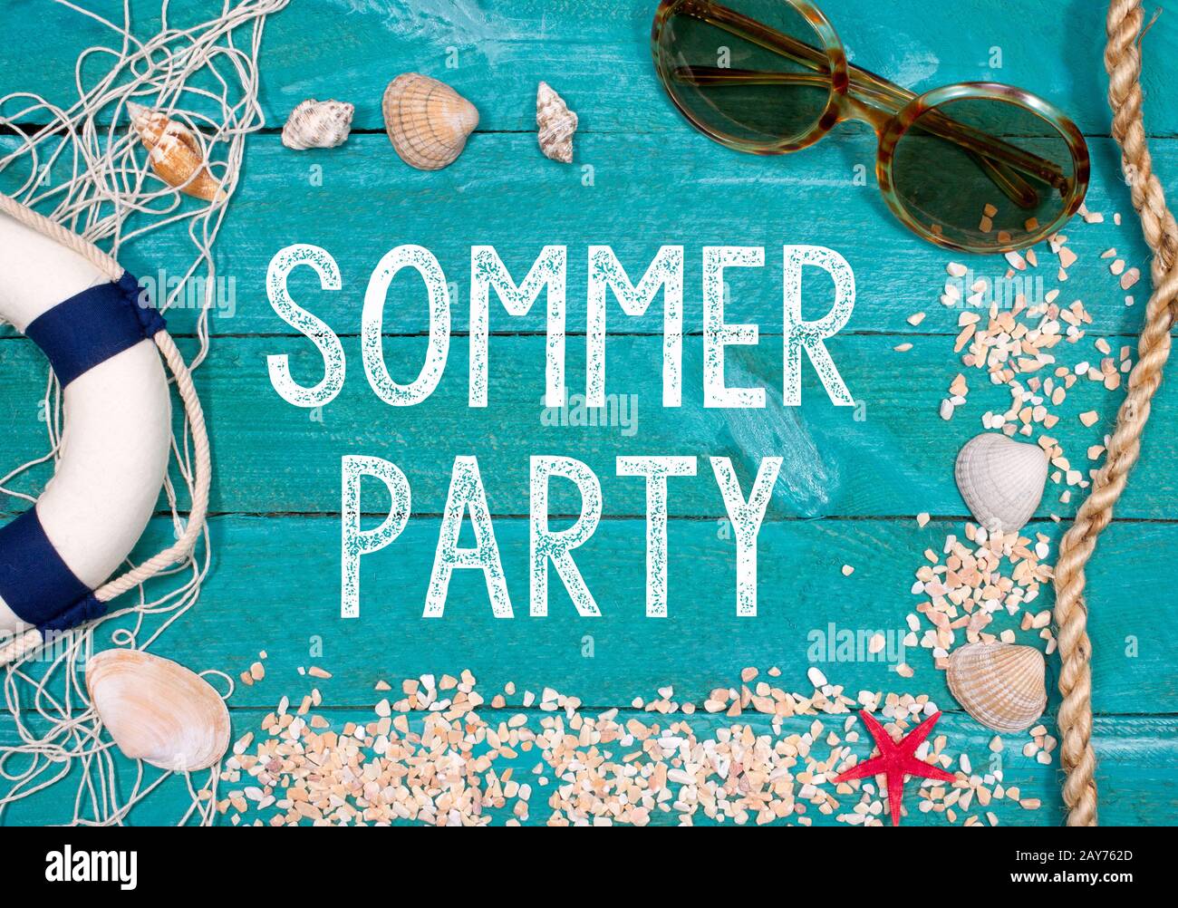 Summer Party Stock Photo