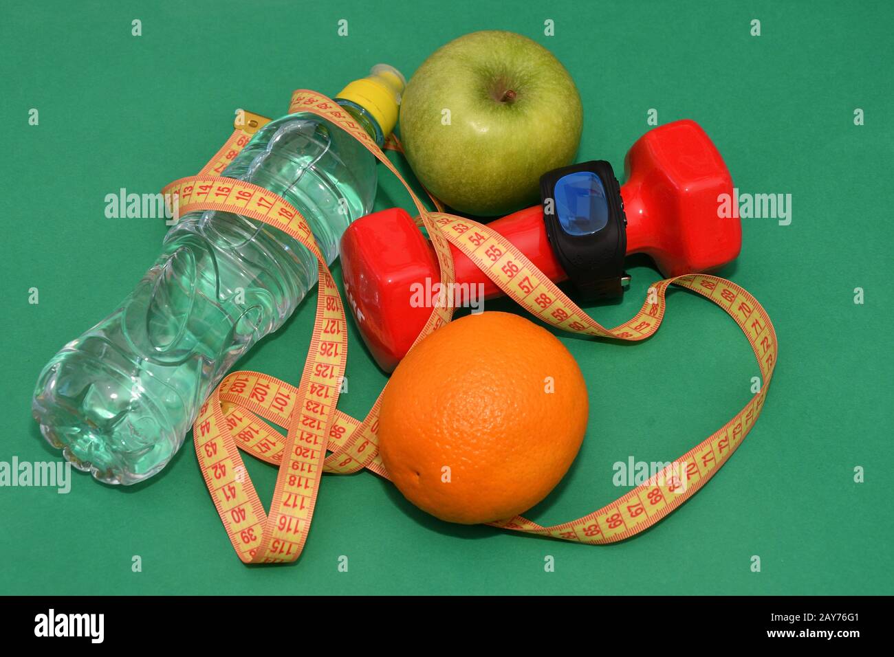 The concept of a healthy lifestyle, sports and diet Stock Photo