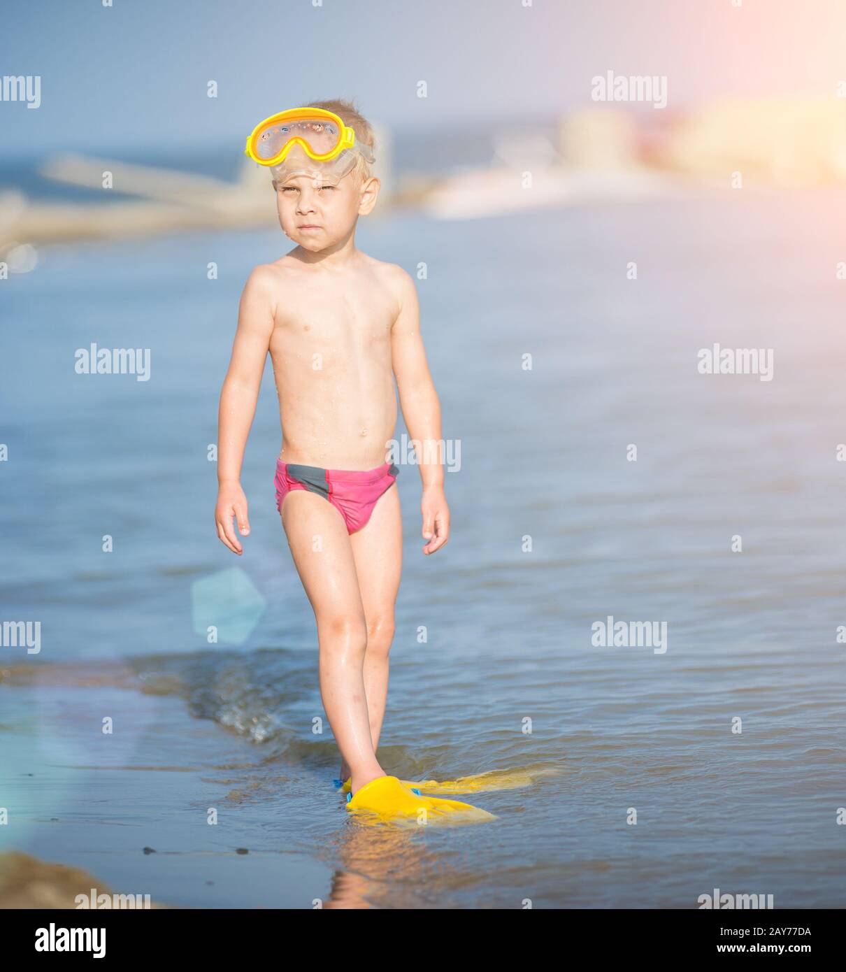 boy wearing swimsuit