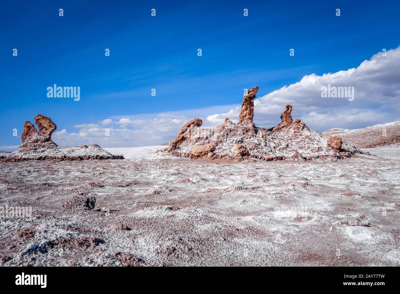 Las tres Marias landmark in Valle de la Luna, San Pedro de Atacama ...
