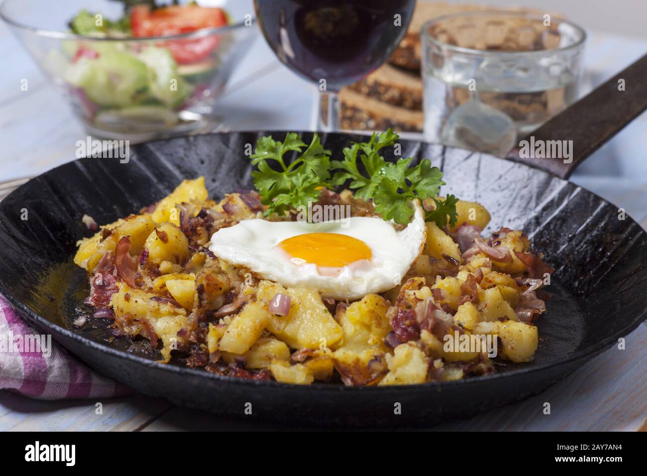 Tyrolean Groestl Stock Photo