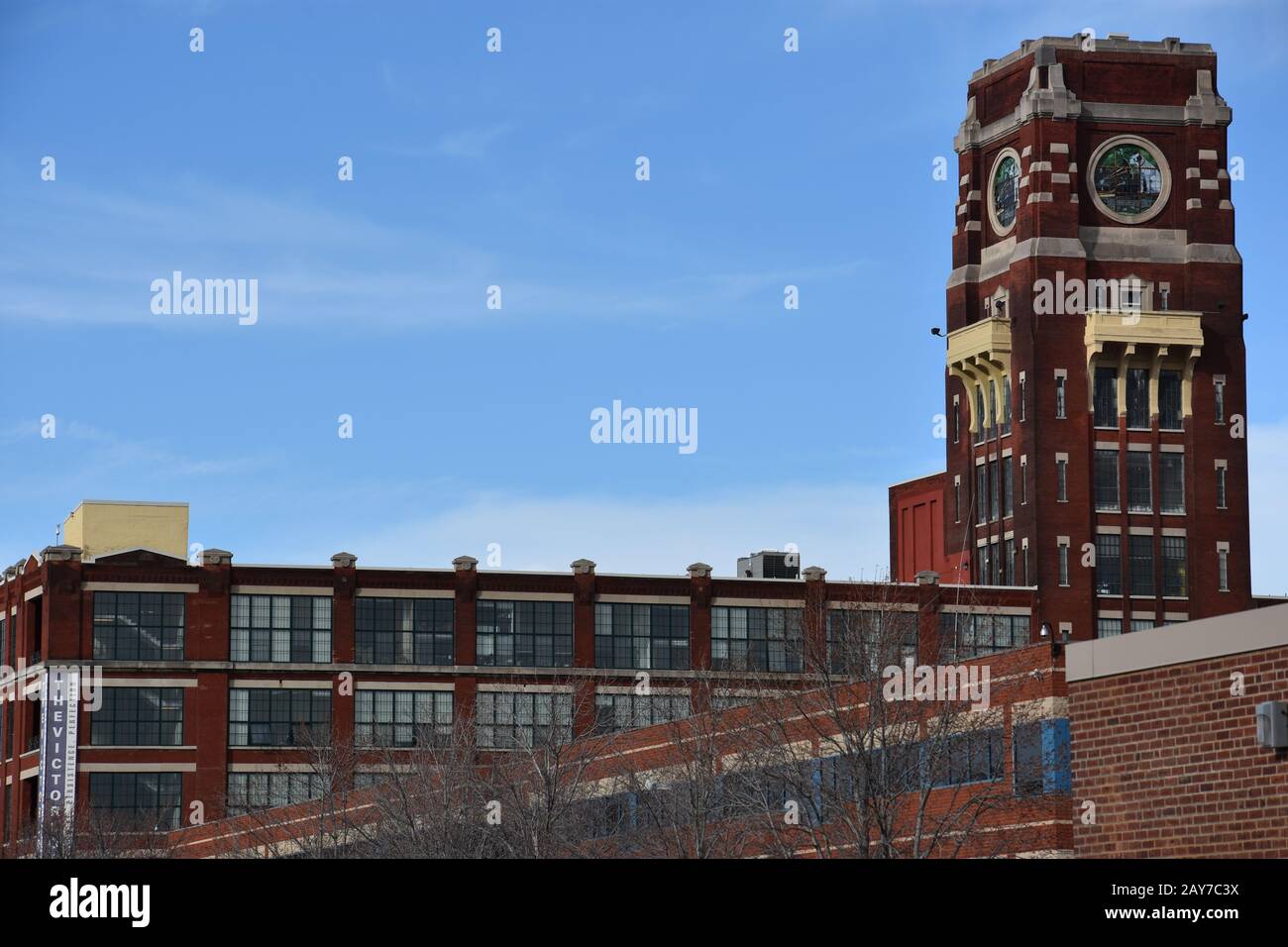 The Victor Luxury Waterfront Lofts in Camden, New Jersey Stock Photo