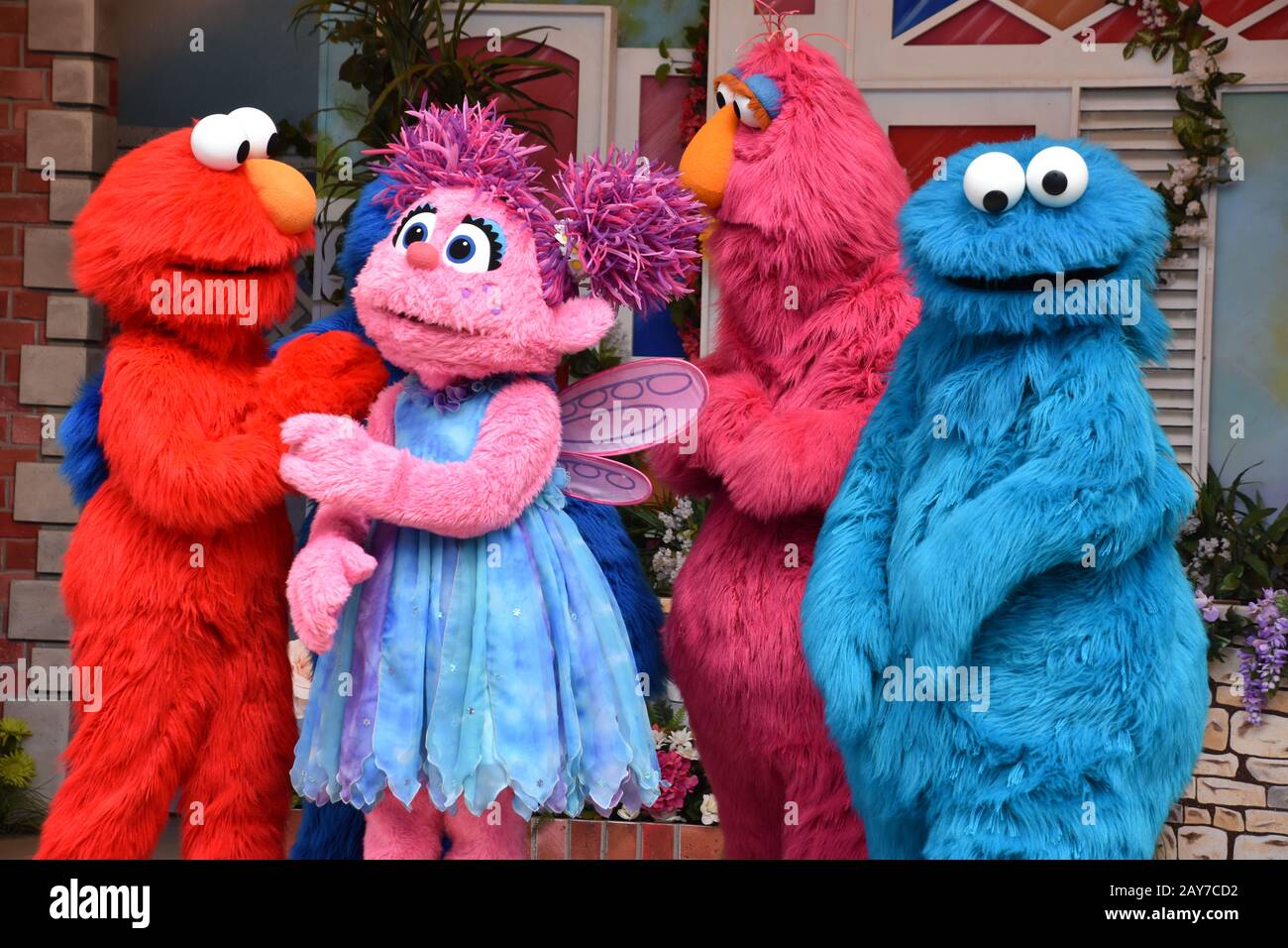 The Magic of Art show at Sesame Place in Langhorne, Pennsylvania Stock Photo