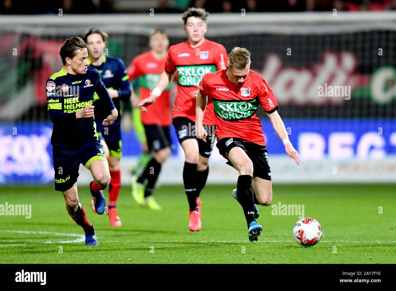 RSCA Futures' Mohamed Bouchouari celebrates after scoring during a soccer  match between RSC Anderlecht Futures (u23)