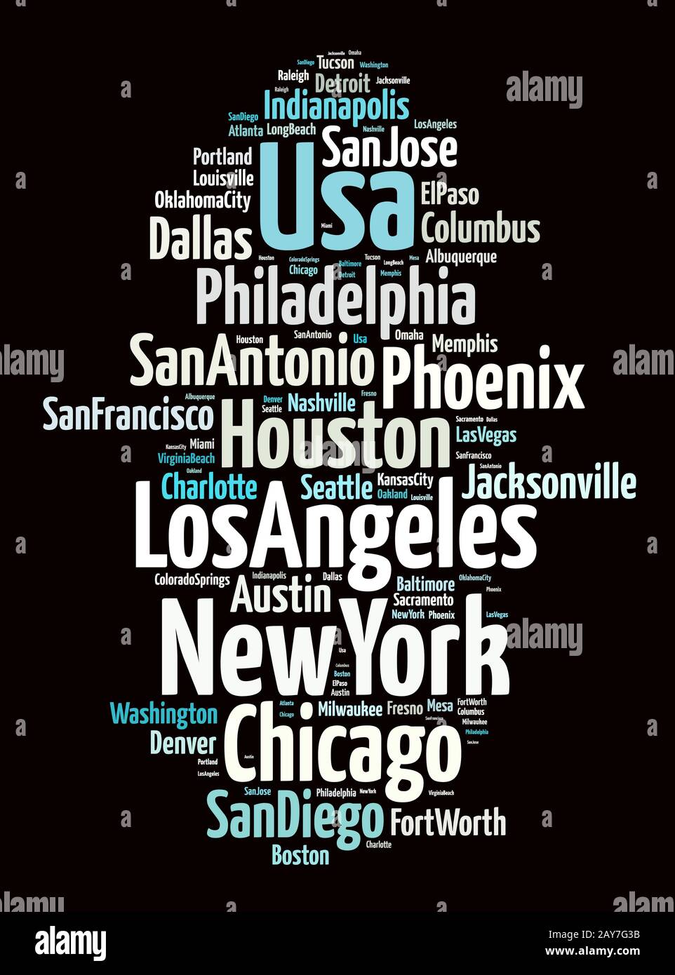 United States cities Stock Photo Alamy