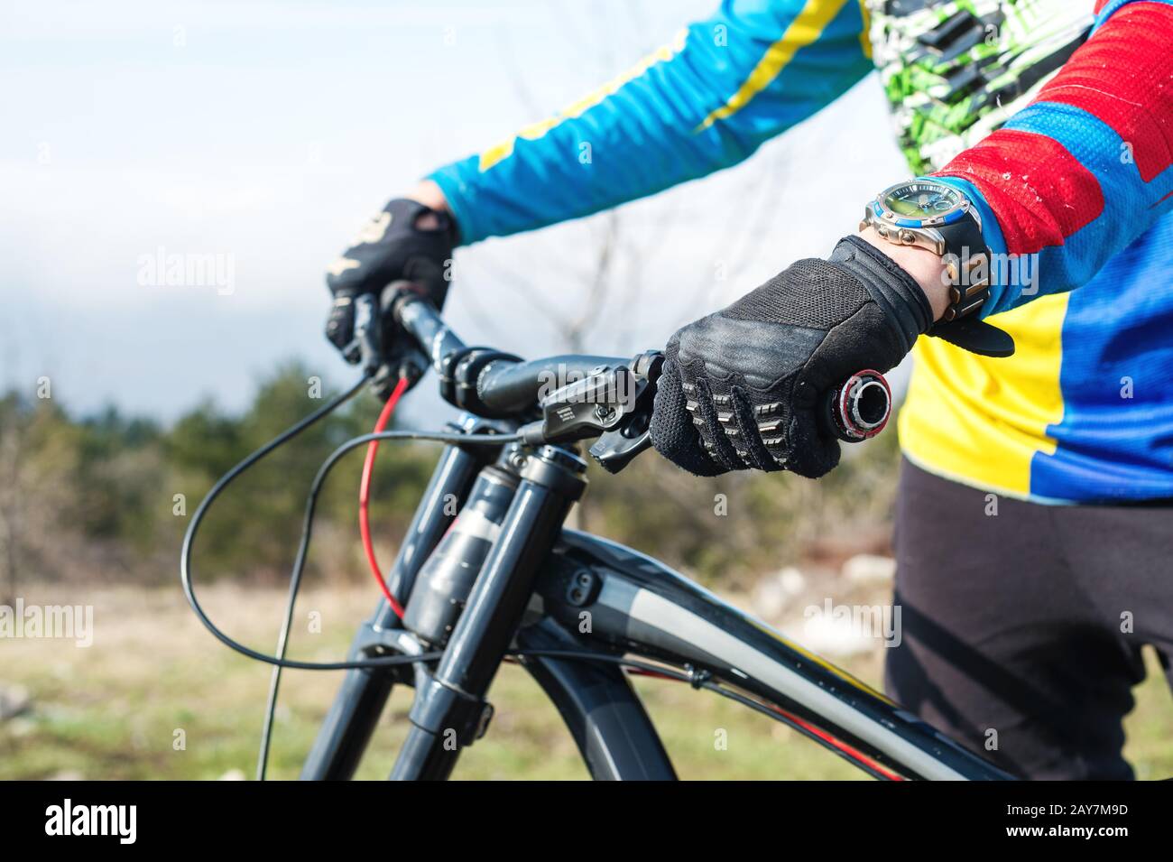 hands up mountain bike gloves