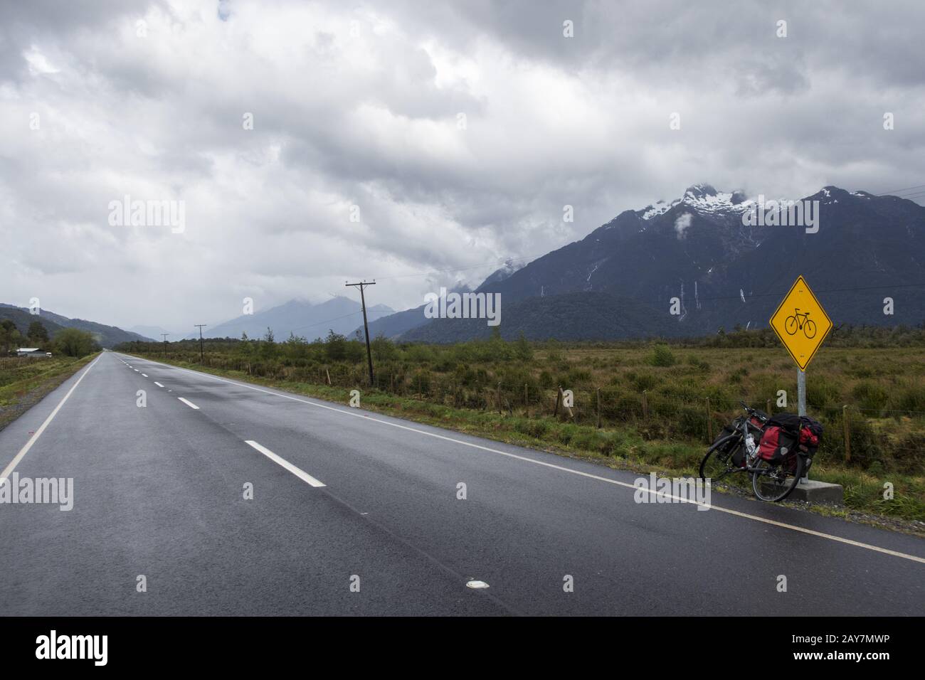 Carretera austral in Chile Stock Photo