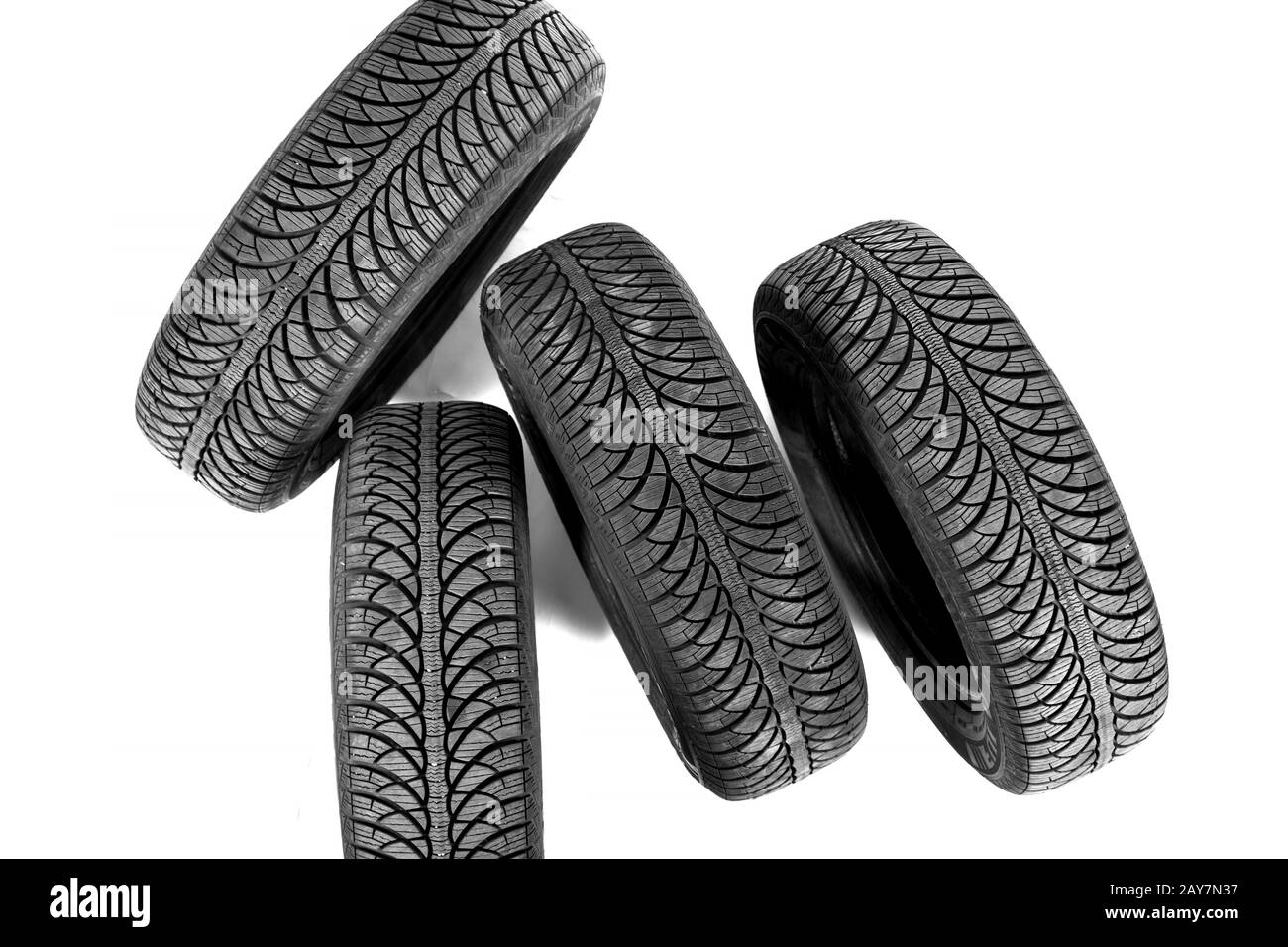 Picture of a black tyre Stock Photo Alamy