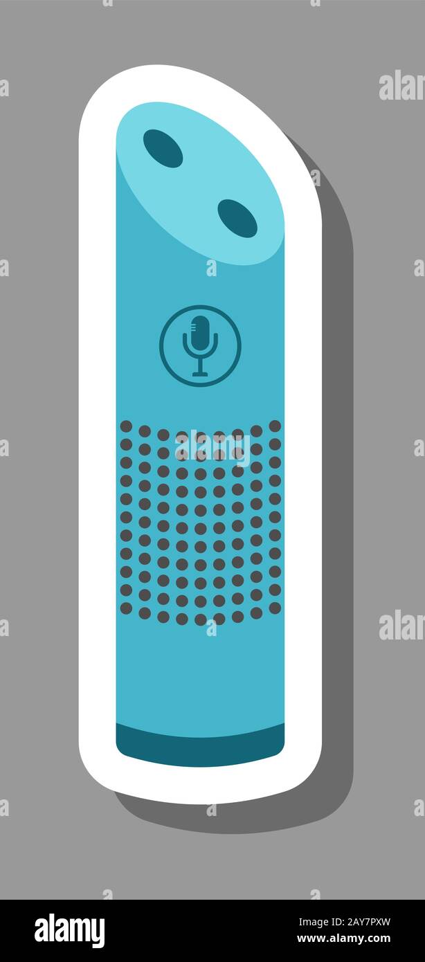 Digital voice assistants Stock Vector Images - Alamy