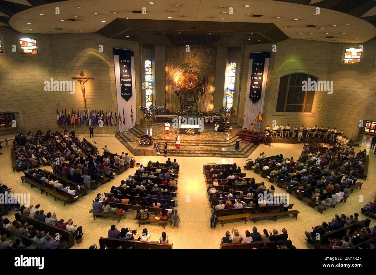 Basilica of our lady of san juan del valle hires stock photography and