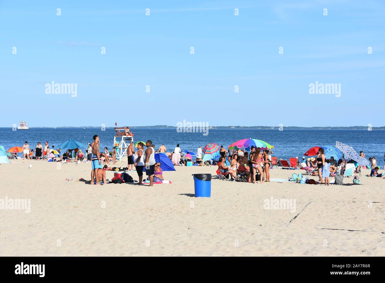 Ocean Beach in New London, Connecticut Stock Photo Alamy