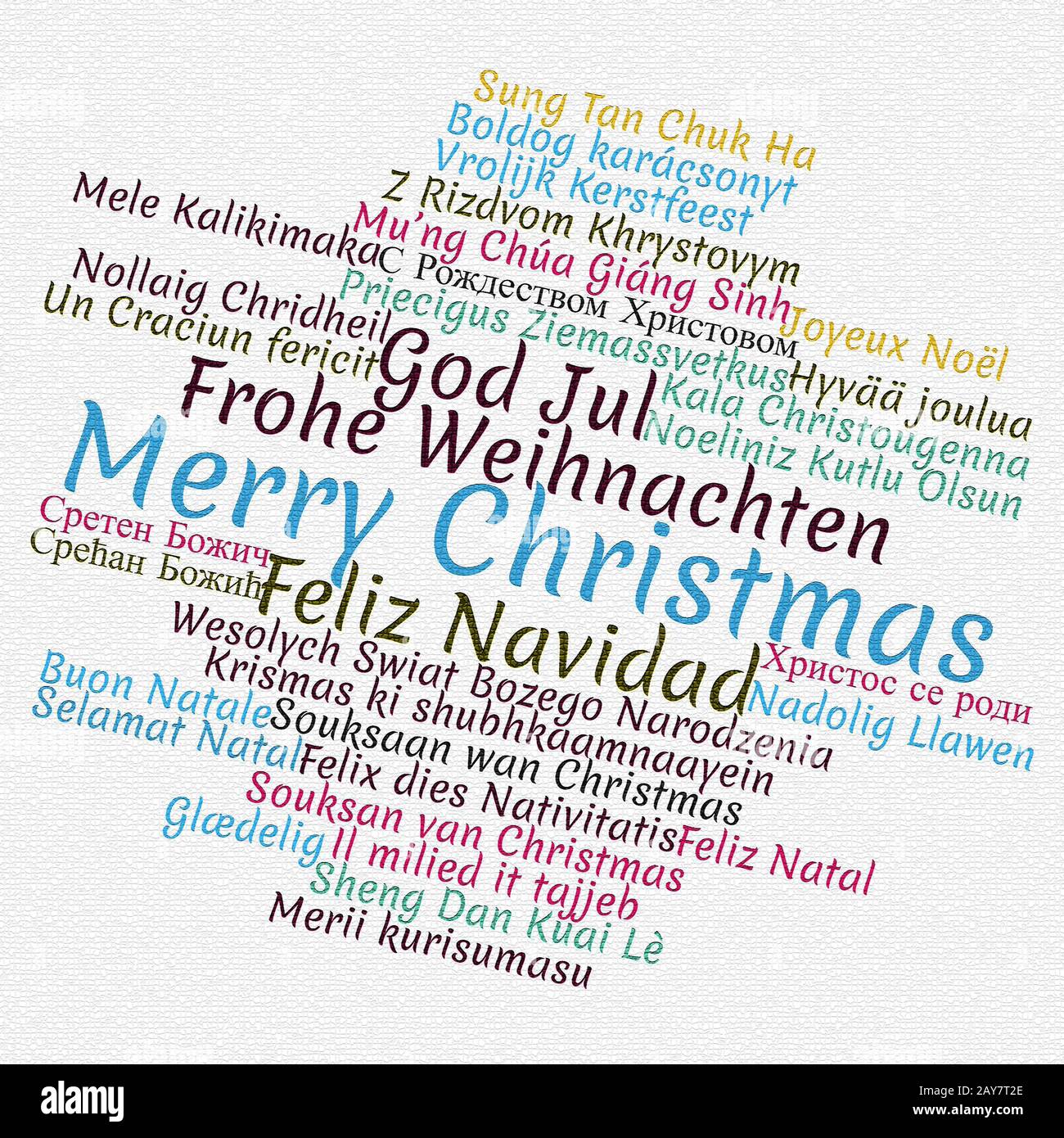 Christmas Greetings In Different Languages High Resolution Stock Photography and Images Alamy