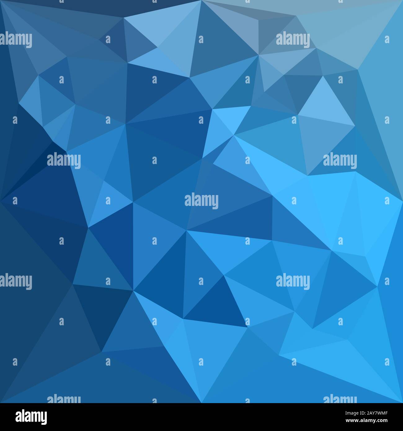 Cornflower Blue Abstract Low Polygon Background Stock Photo