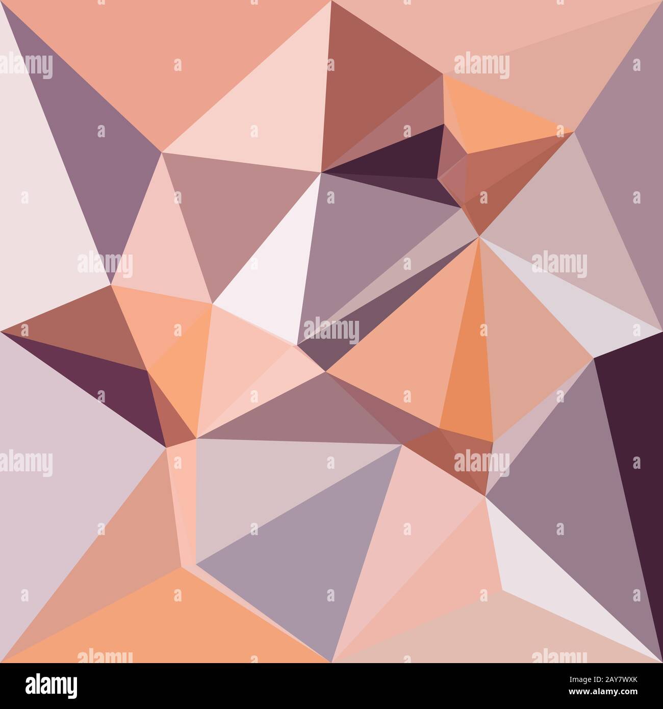 Almond Beige Abstract Low Polygon Background Stock Photo