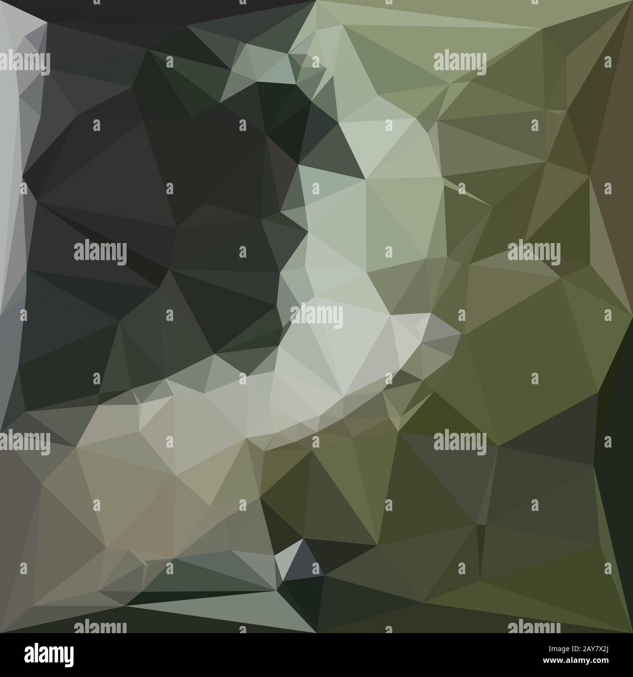 Dark Slate Gray Abstract Low Polygon Background Stock Photo