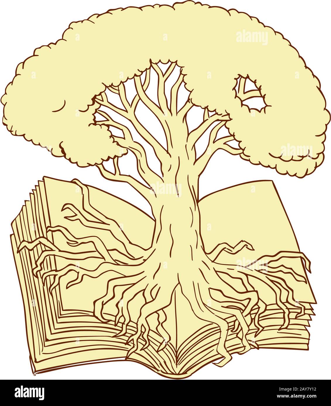 Doatc50 Drawing Of A Tree Clipart Pack 4978