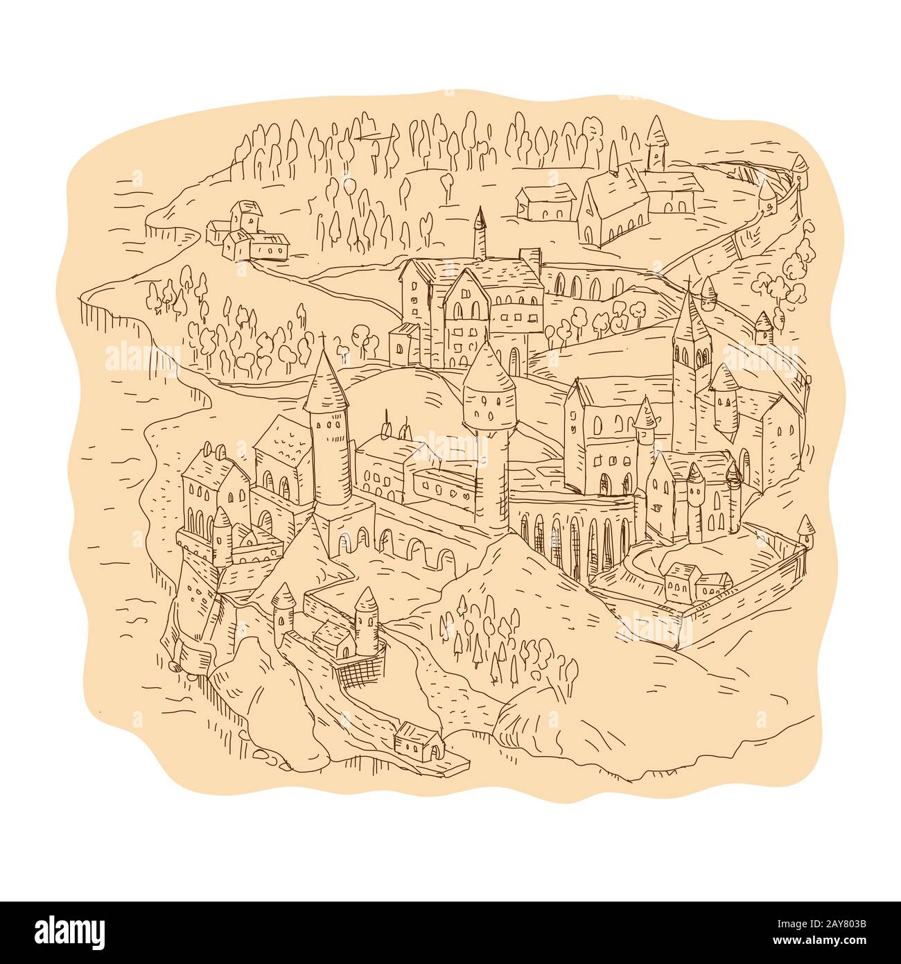 Medieval Map High Resolution Stock Photography and Images - Alamy