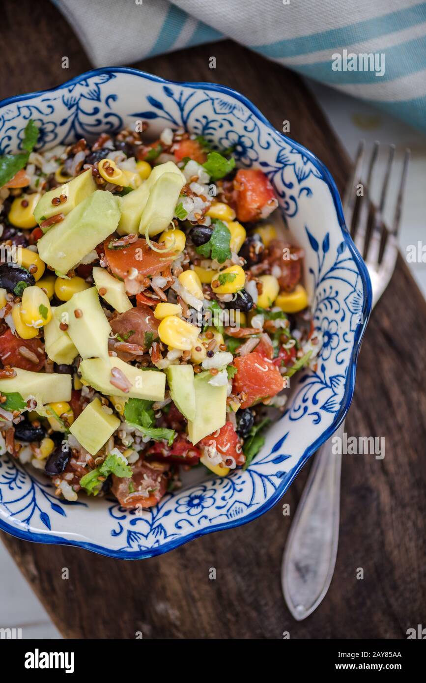 mexican style superfood salad Stock Photo