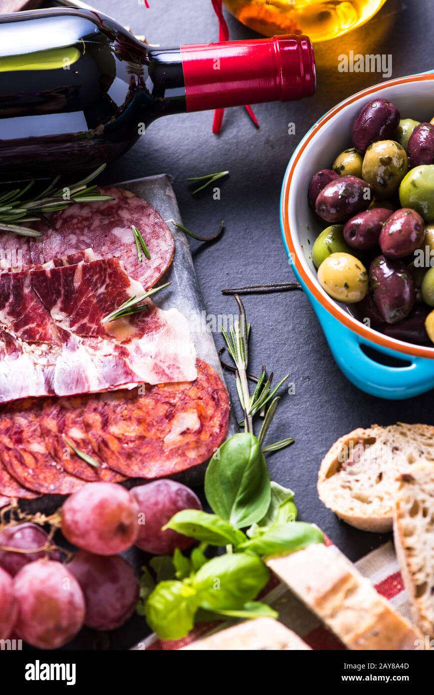 traditional spanish tapas Stock Photo - Alamy