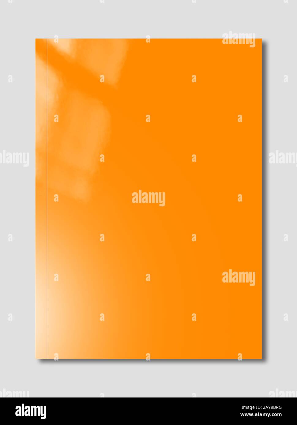 Orange Booklet cover template Stock Photo