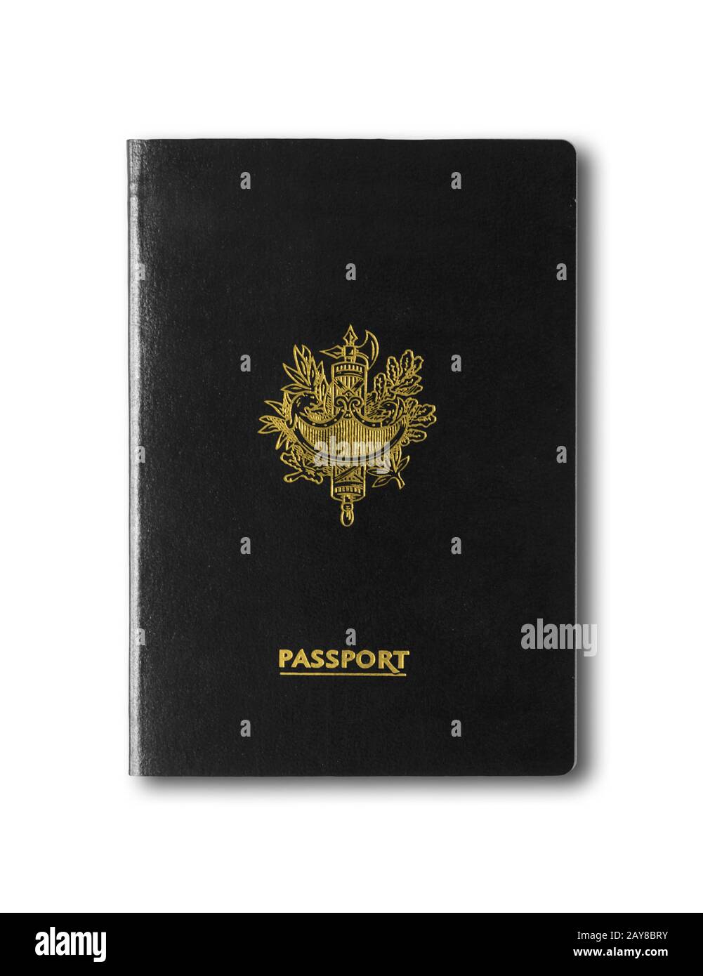 Passport isolated on white background Stock Photo Alamy