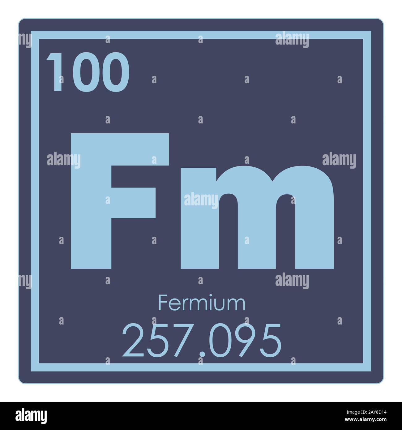 Fermium chemical element Stock Photo - Alamy