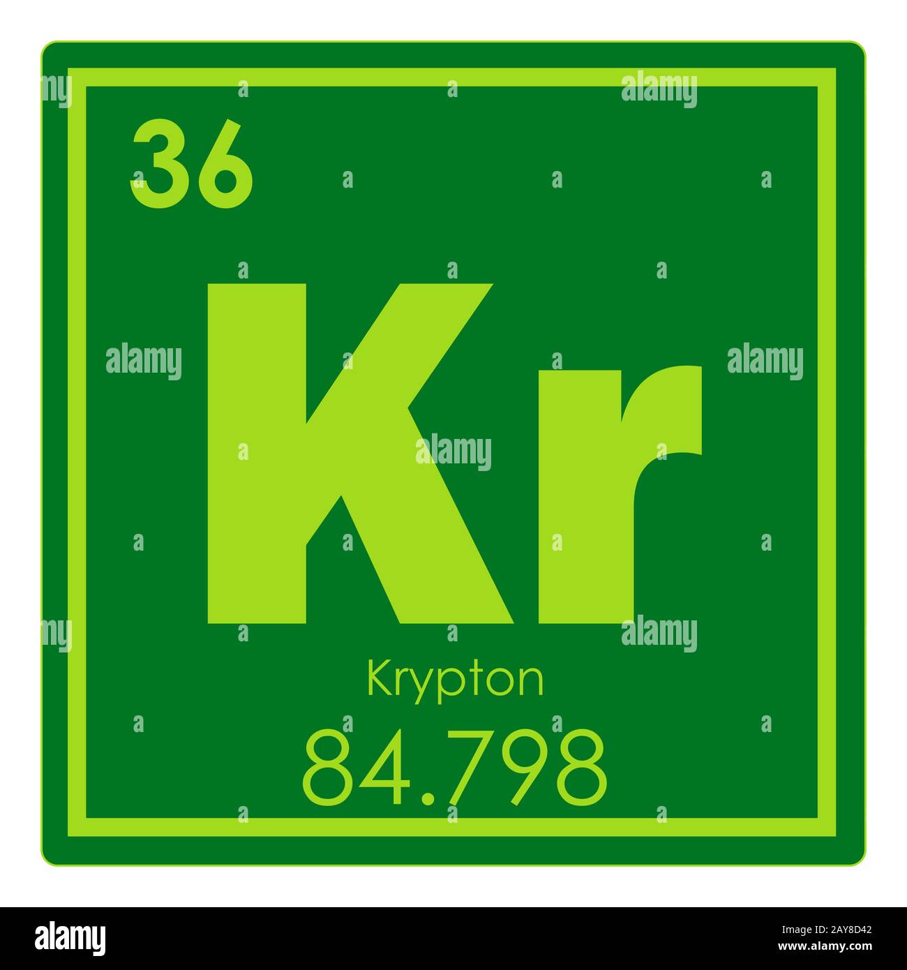Krypton chemical element Stock Photo Alamy