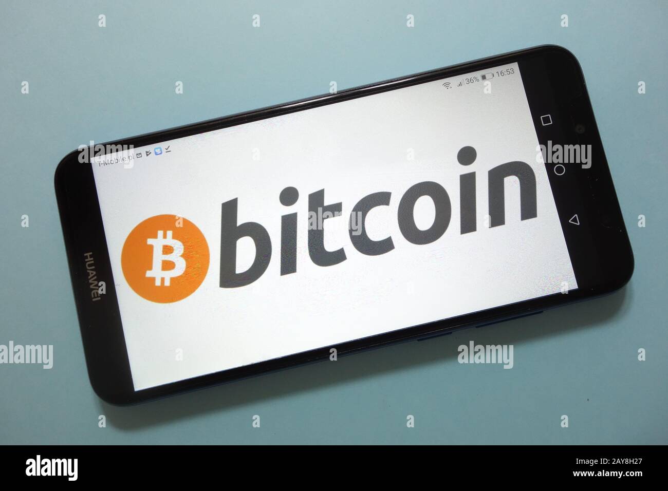 Bitcoin logo hi-res stock photography and images - Alamy