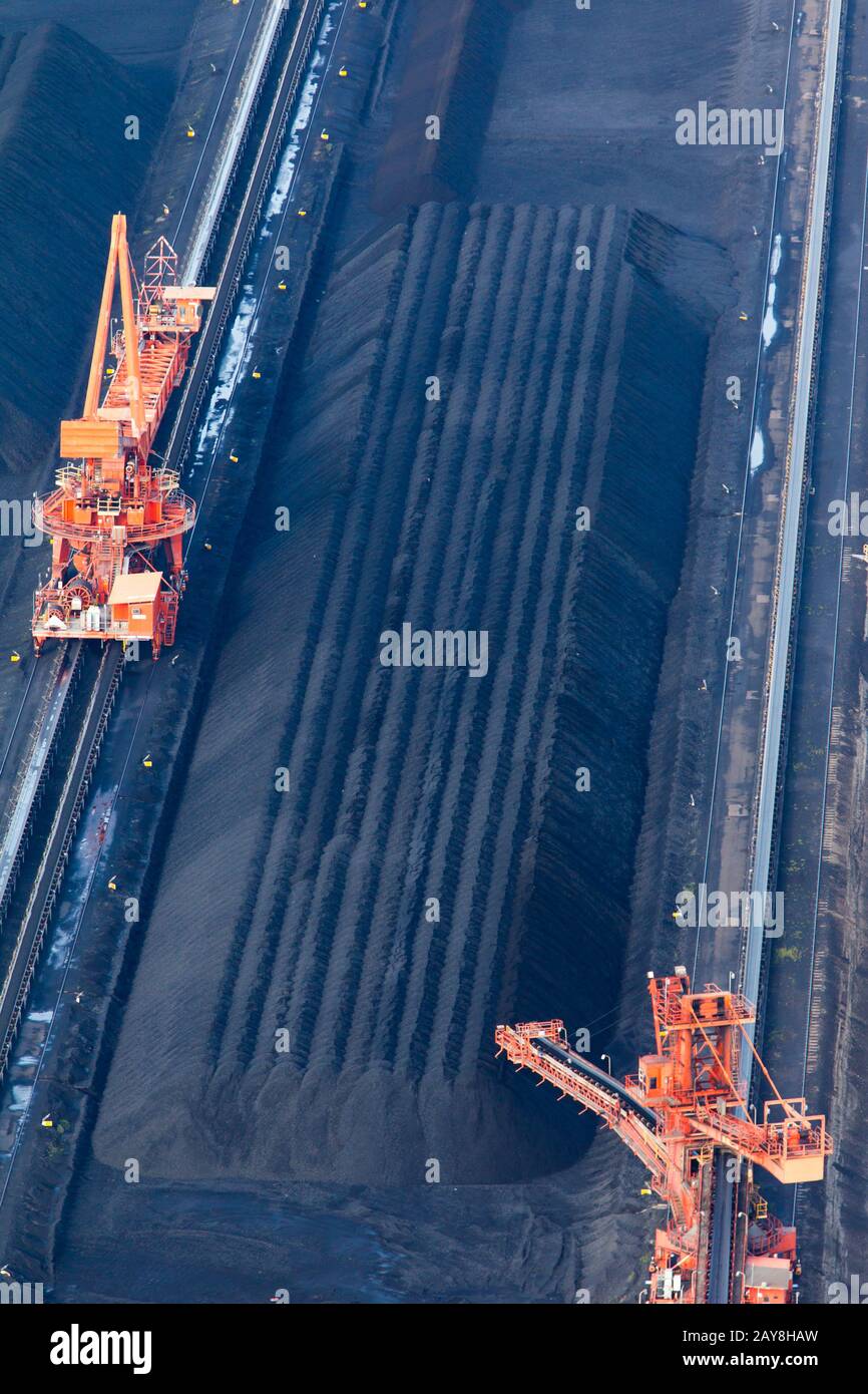 Newcastle Coal Terminal Stock Photo