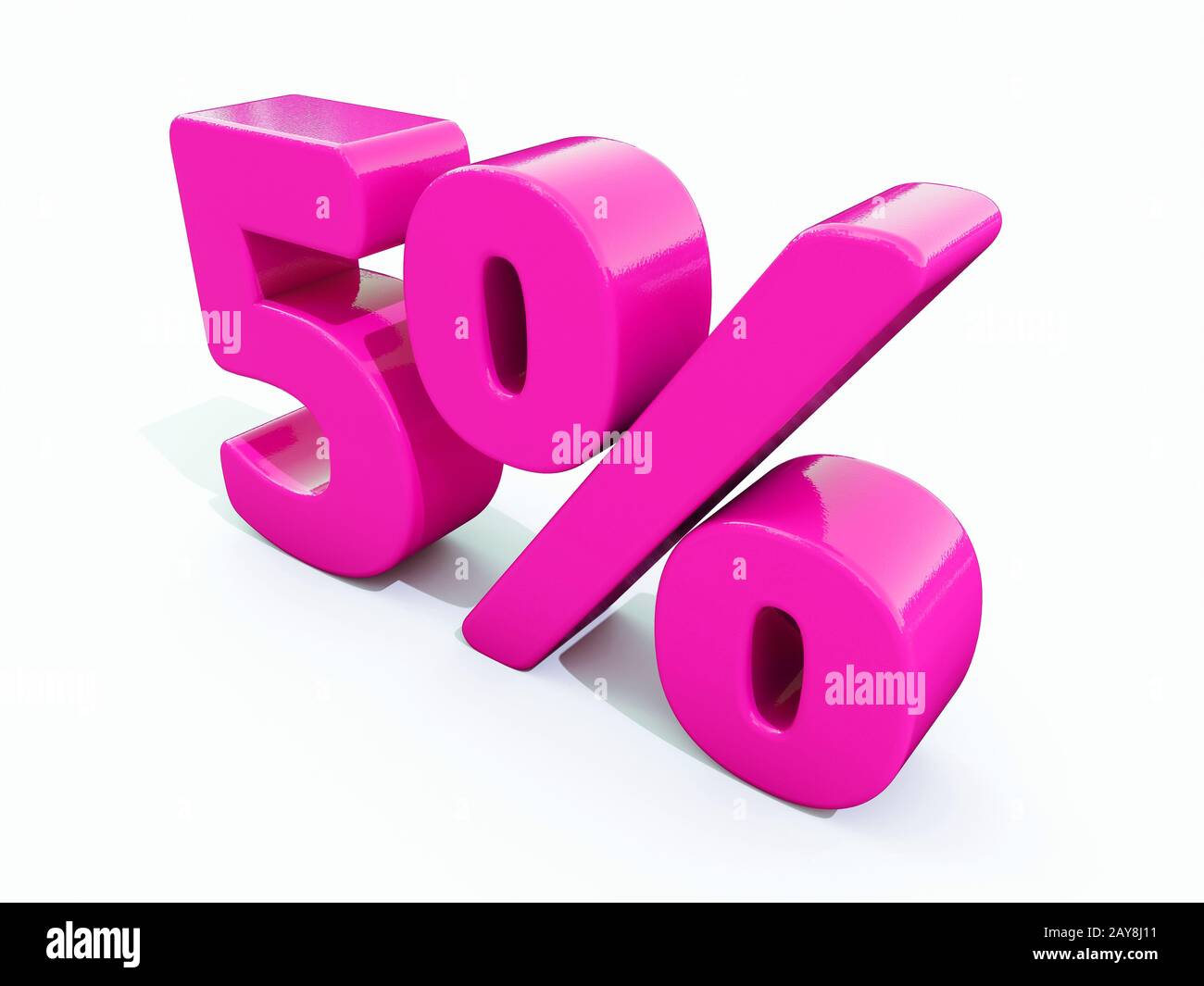 5 Percent Pink Sign Stock Photo Alamy