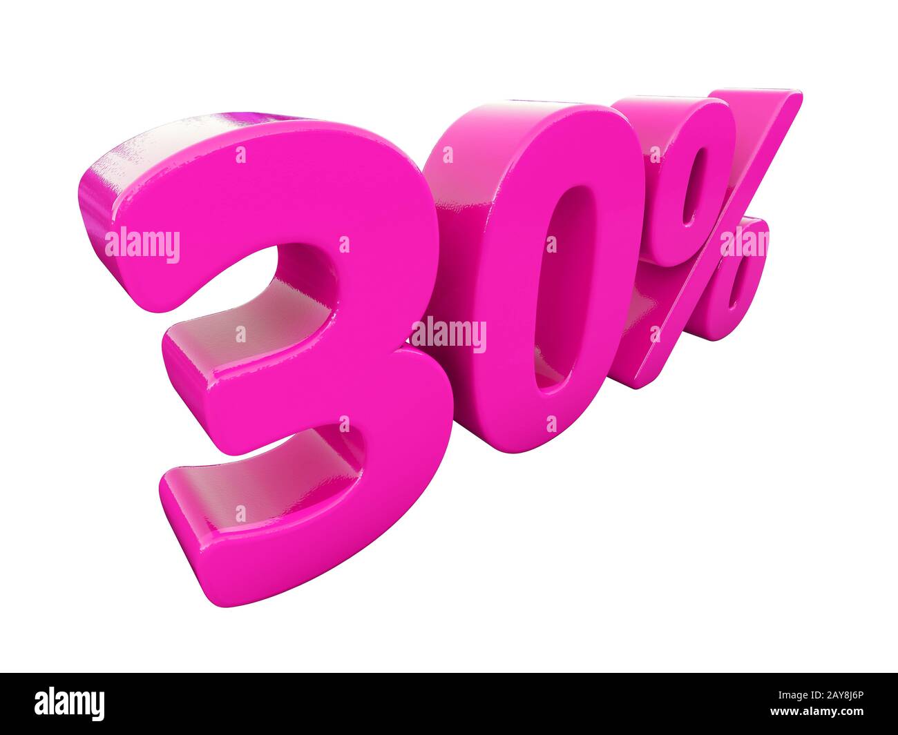 30 Percent Pink Sign Stock Photo Alamy