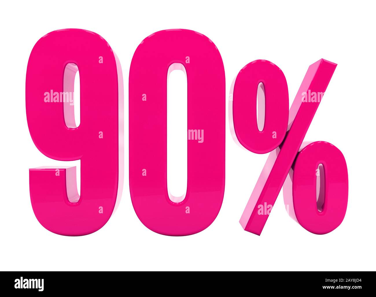 90 Percent Pink Sign Stock Photo Alamy 90-10-rule-darius-foroux