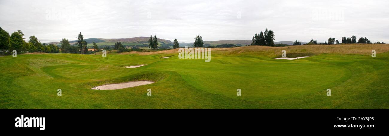 King's Course, Gleneagles, Golf Course, Luxury Hotel, Scottland, Great Britain Stock Photo