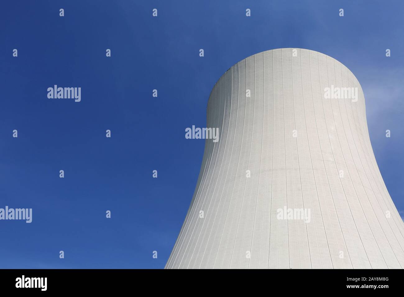 Nuclear power plant - cooling tower Stock Photo