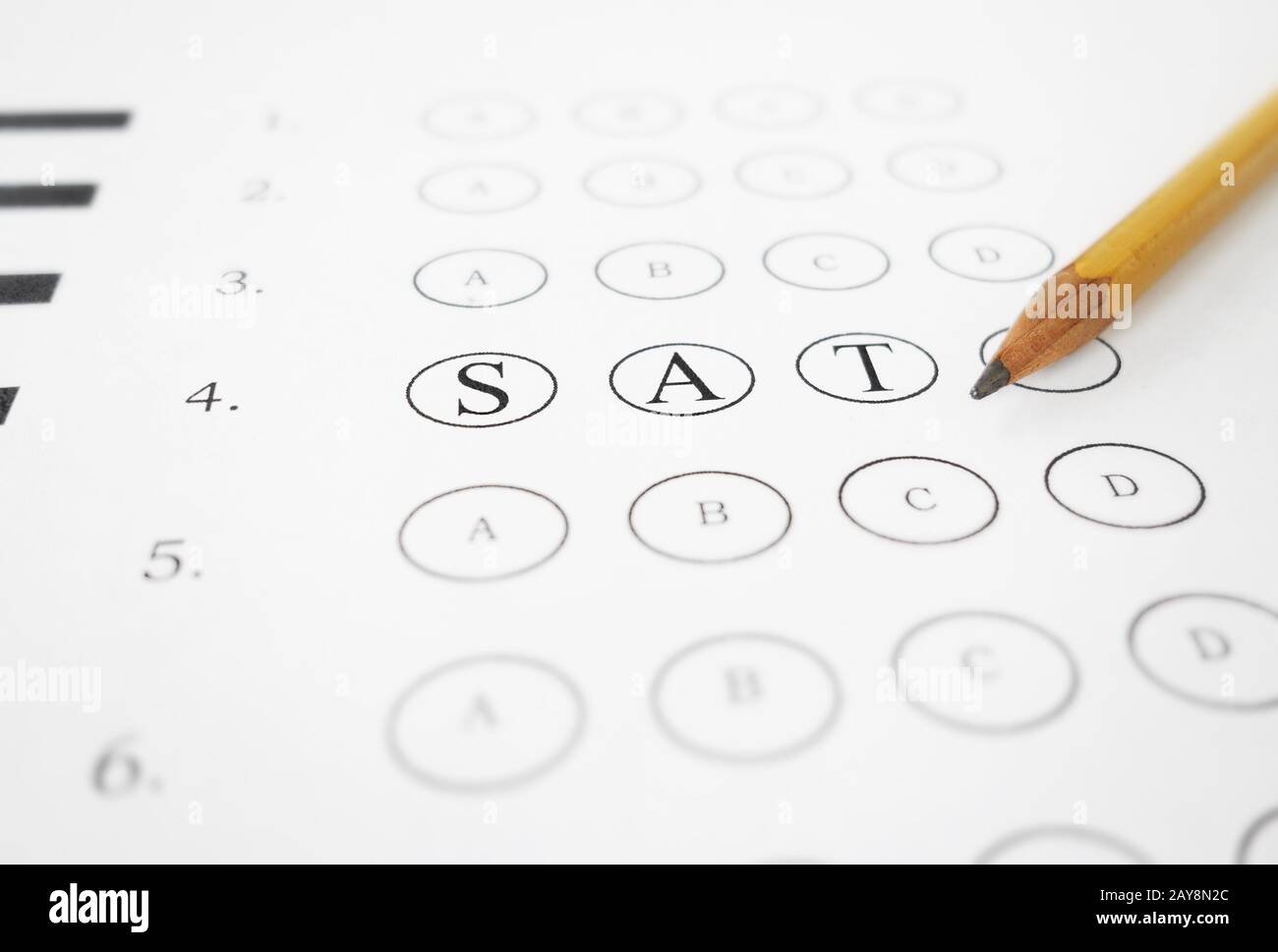 sat-multiple-choice-stock-photo-alamy