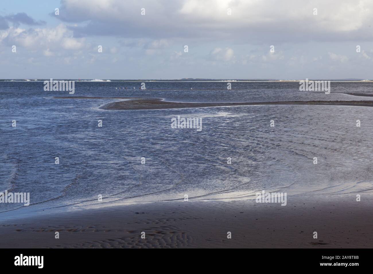 Beach on Texel Stock Photo