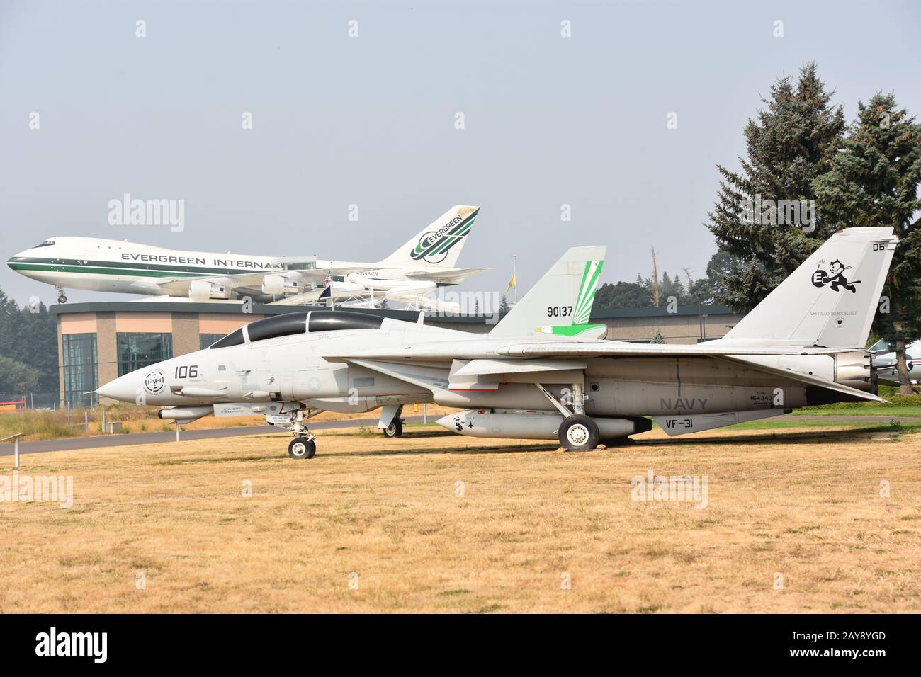 Evergreen Aviation Museum in McMinnville, Oregon Stock Photo