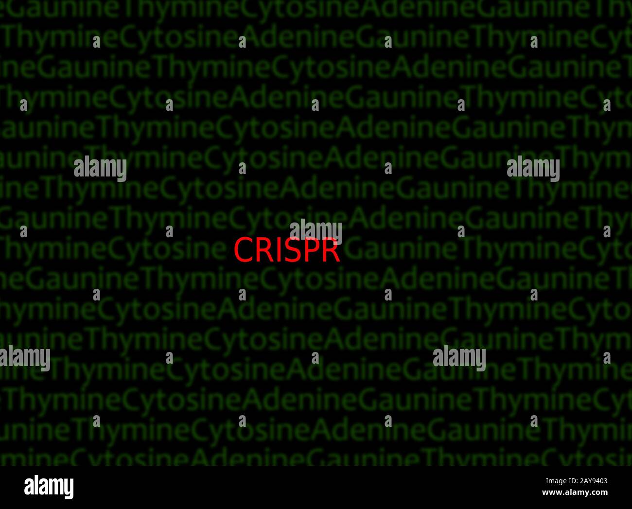 CRISPR DNA concept Stock Photo