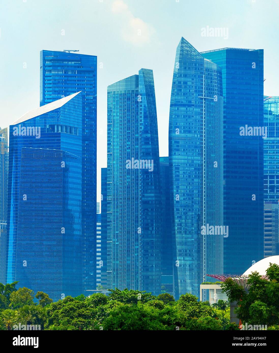 Aerial buildings in downtown singapore hi-res stock photography and ...