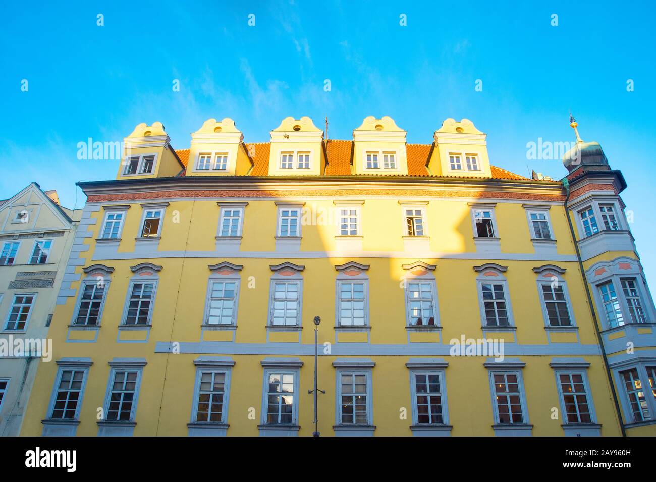 Traditional building wall Prague Czech Stock Photo Alamy