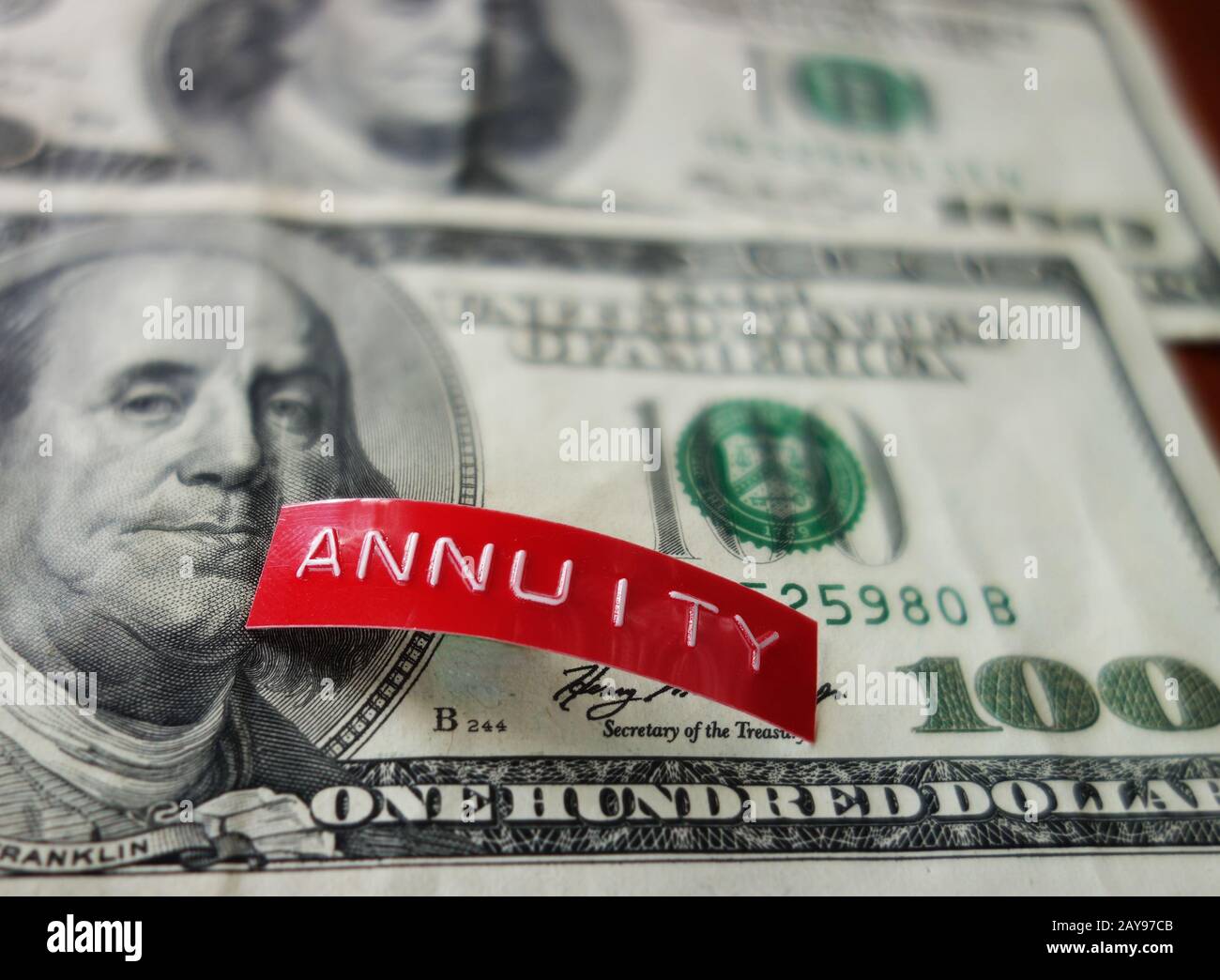 Annuity investing concept Stock Photo